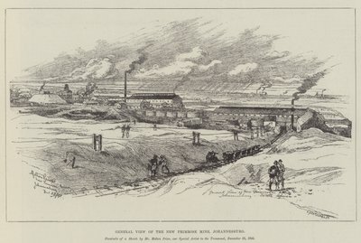 General View of the New Primrose Mine, Johannesburg by Melton Prior